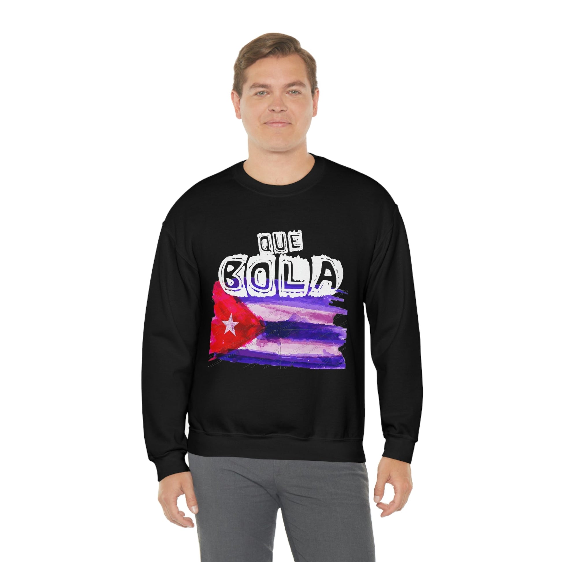 Unisex Sweatshirt Cuba Que Bola Printify