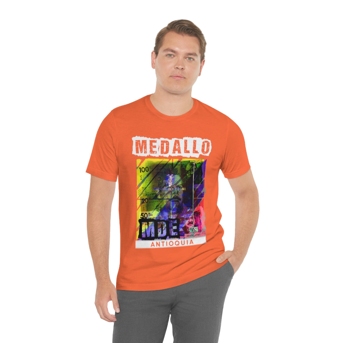 Unisex T-shirt Rep Your Country Medellin Colombia Medallo Printify