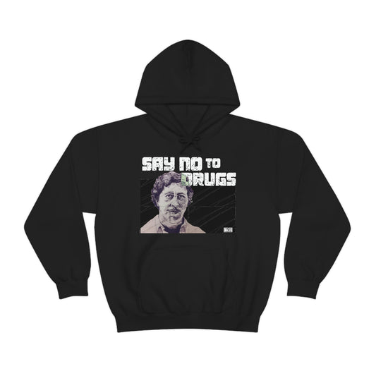Unisex Hoodie Sweatshirt Pablo Say No To Drugs Printify