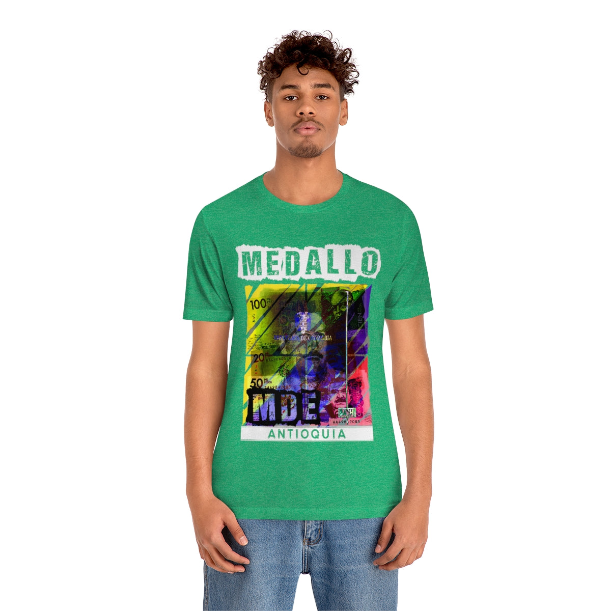 Unisex T-shirt Rep Your Country Medellin Colombia Medallo Printify