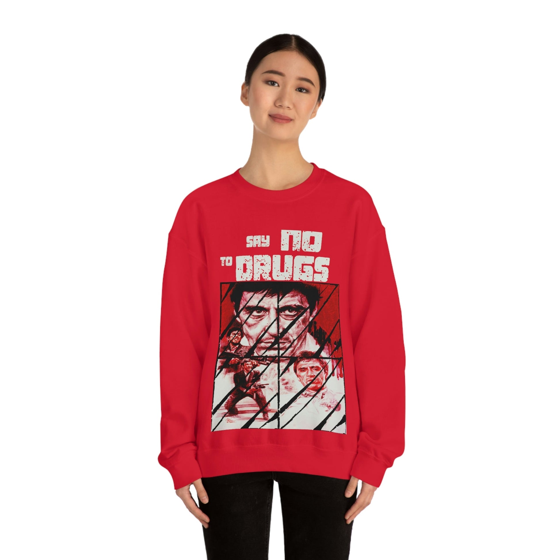 Unisex Sweater Scarface faces Printify