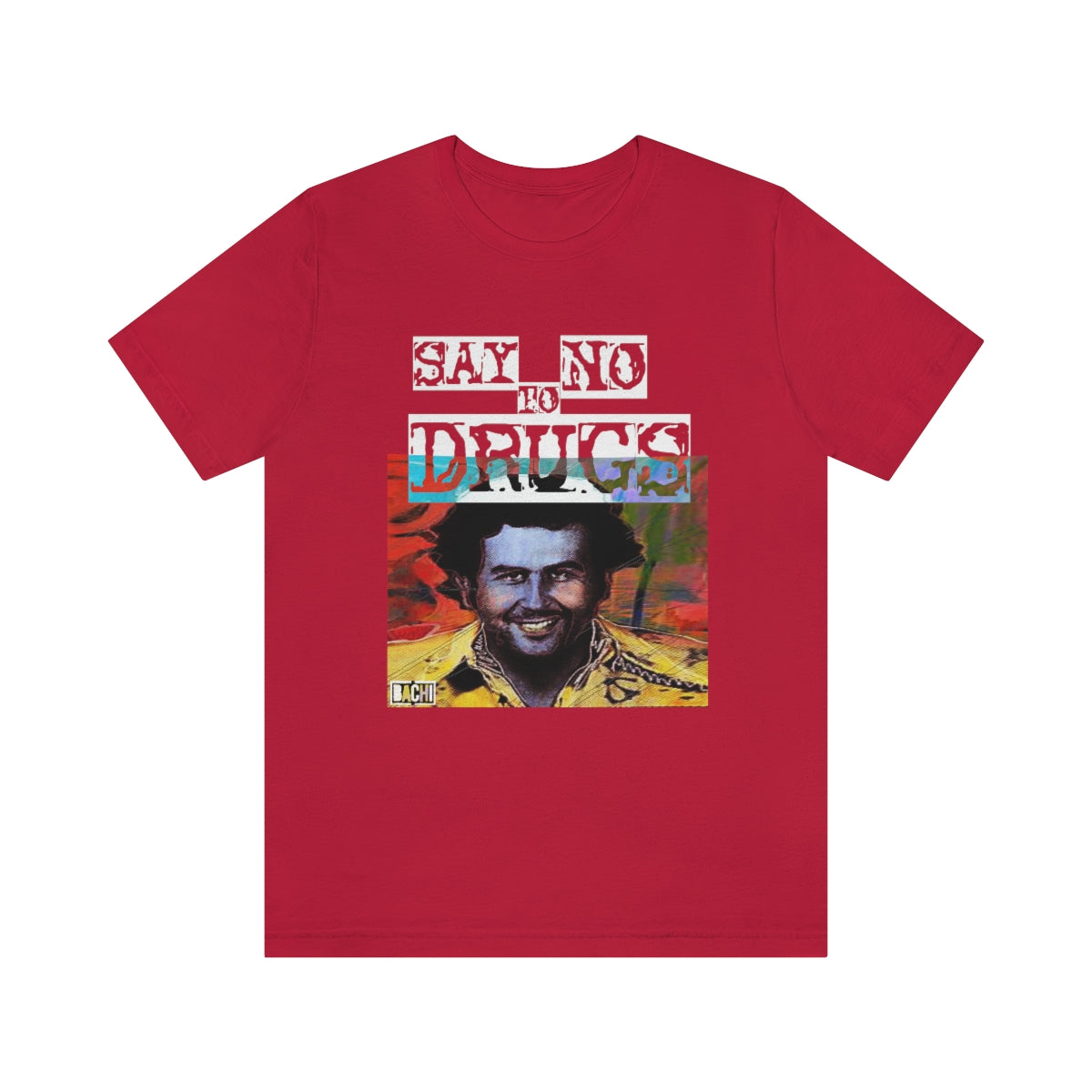 Unisex T-shirt Pablo Escobar Water Paint Art - Bachi Apparel