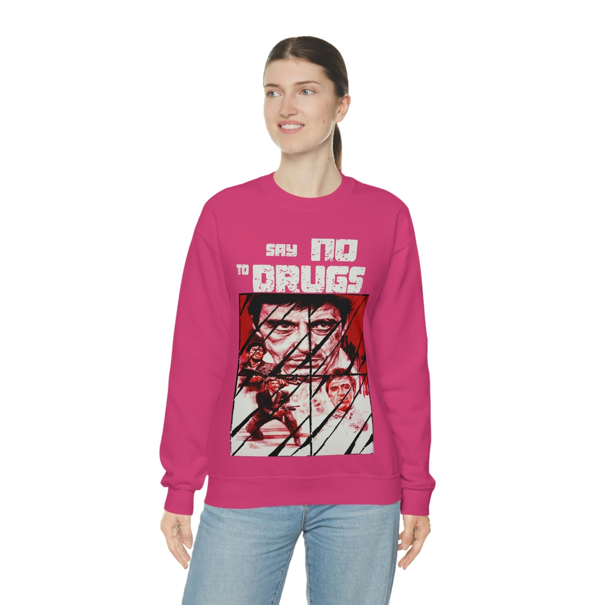Unisex Sweater Scarface faces Printify