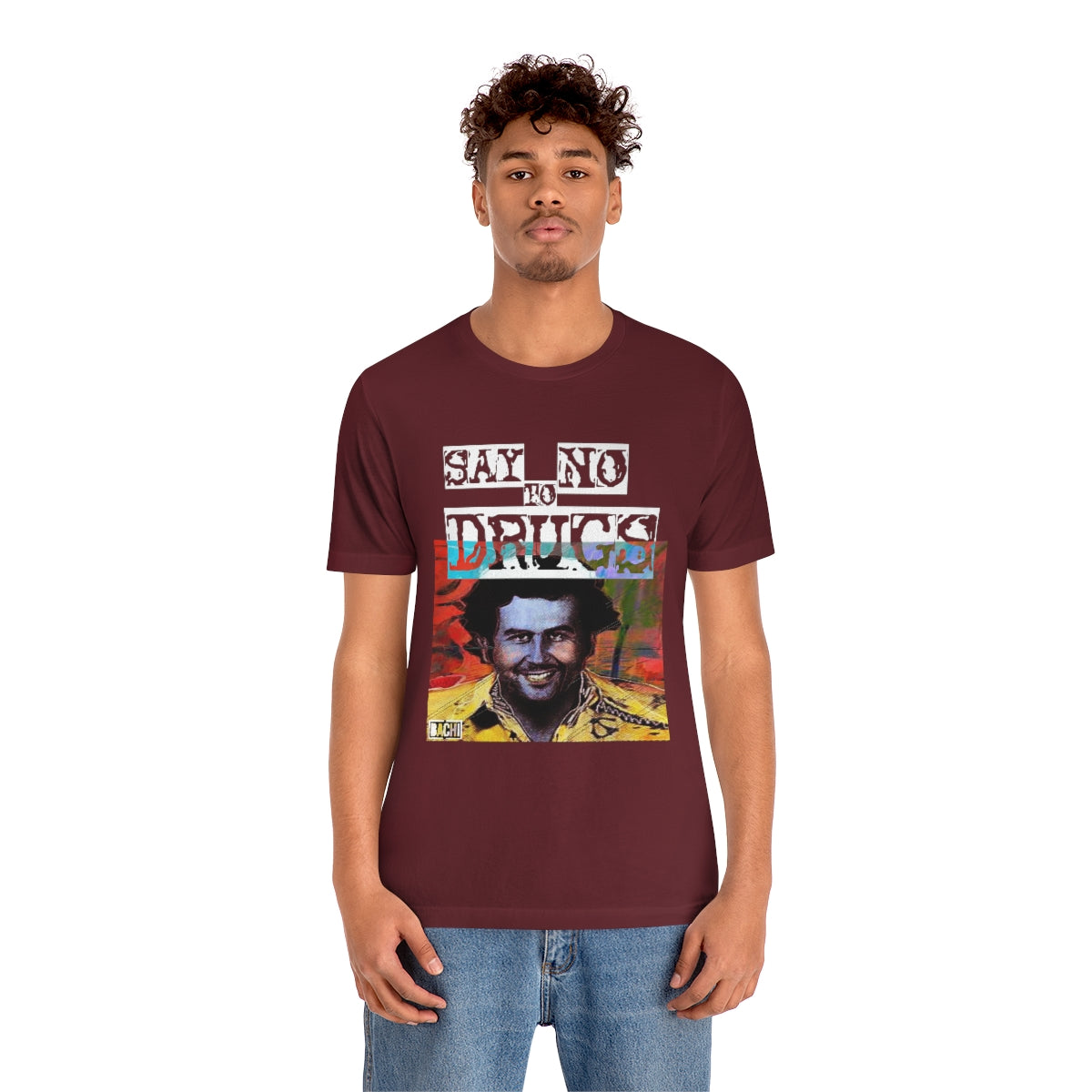 Unisex T-shirt Pablo Escobar Water Paint Art - Bachi Apparel