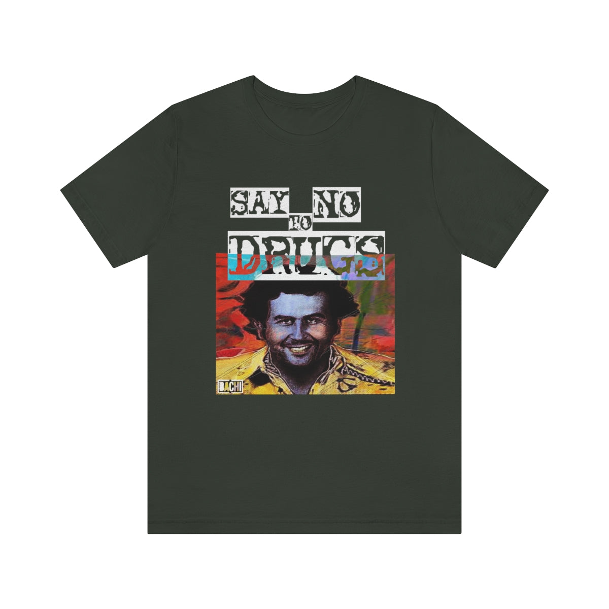 Unisex T-shirt Pablo Escobar Water Paint Art - Bachi Apparel