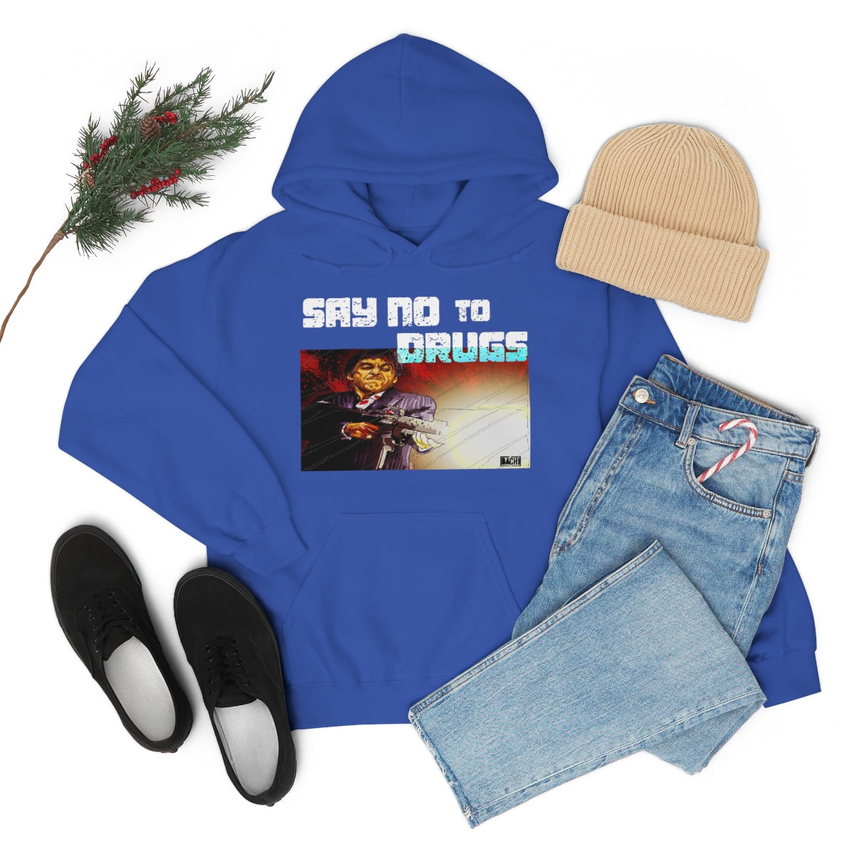 Unisex Hoodie Tony Montana Say No To Drugs