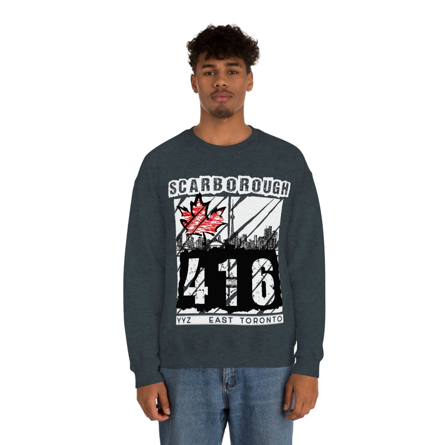 Unisex Sweatshirt Scarborough 416 Toronto Printify