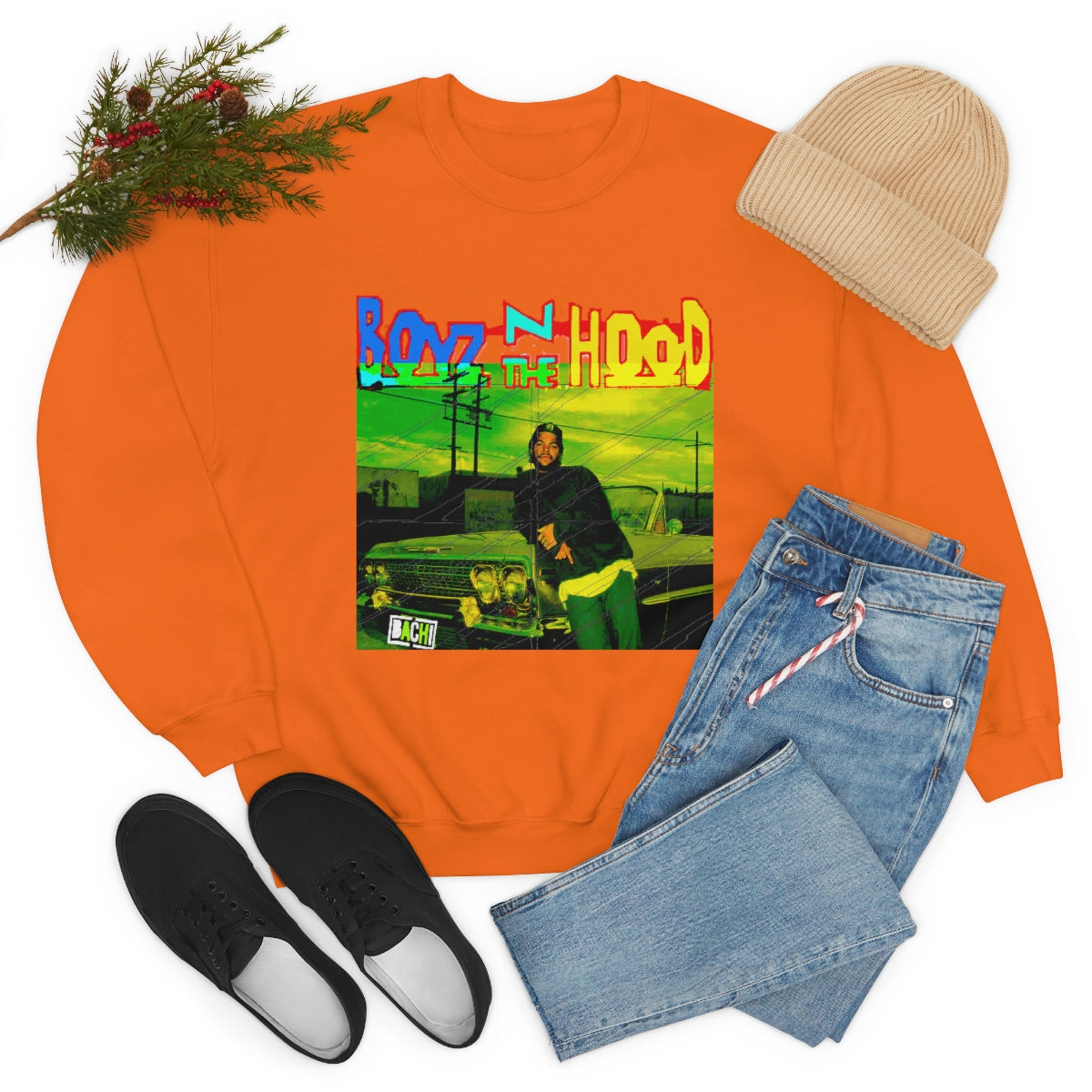 Unisex Sweater Bachi Boyz In The Hood Ice Cube Printify