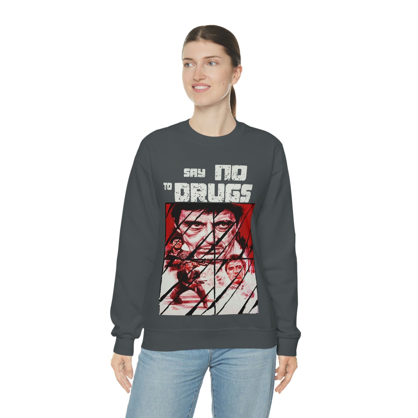 Unisex Sweater Scarface faces Printify