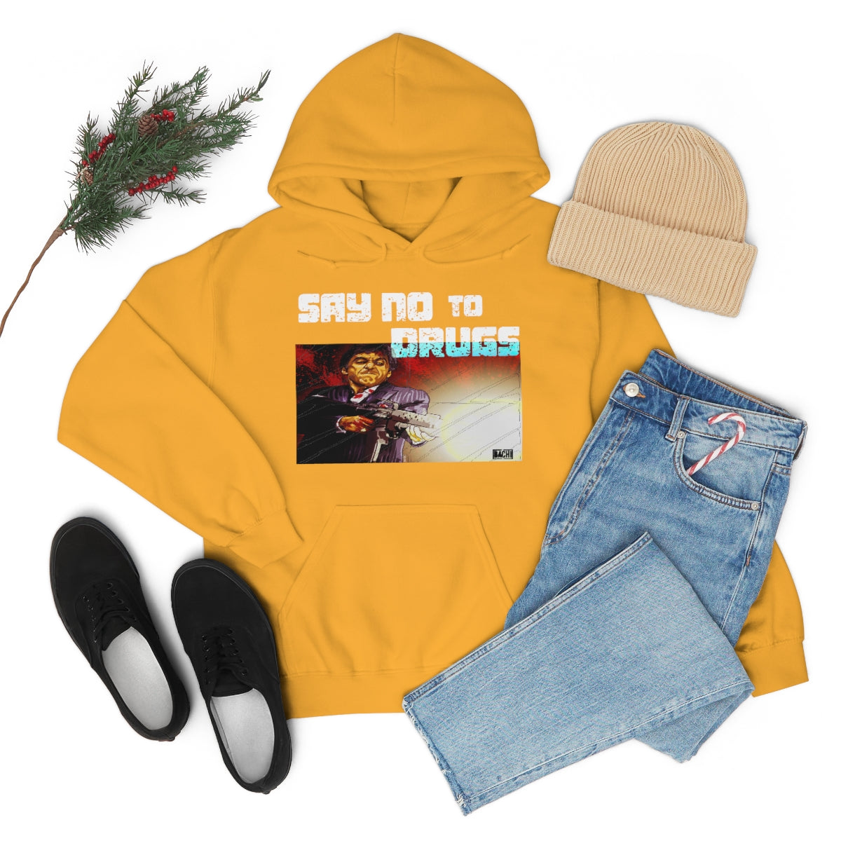 Unisex Hoodie Tony Montana Say No To Drugs