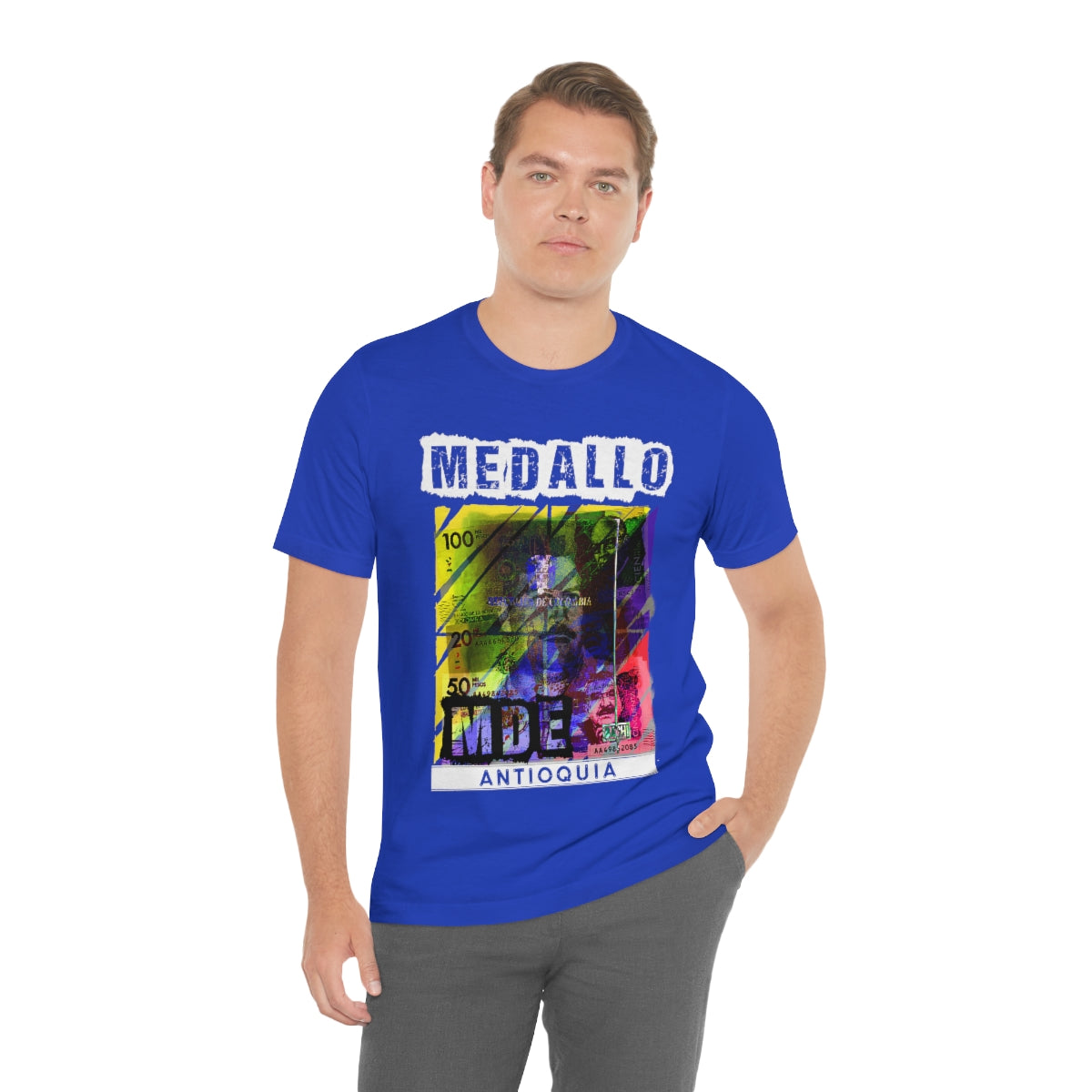 Unisex T-shirt Rep Your Country Medellin Colombia Medallo - Bachi Apparel
