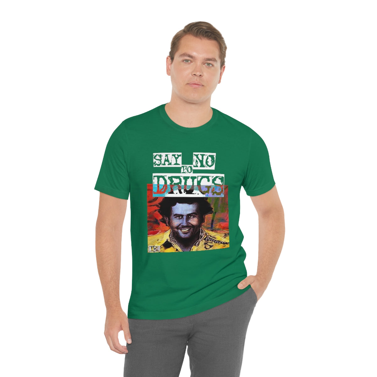 Unisex T-shirt Pablo Escobar Water Paint Art - Bachi Apparel