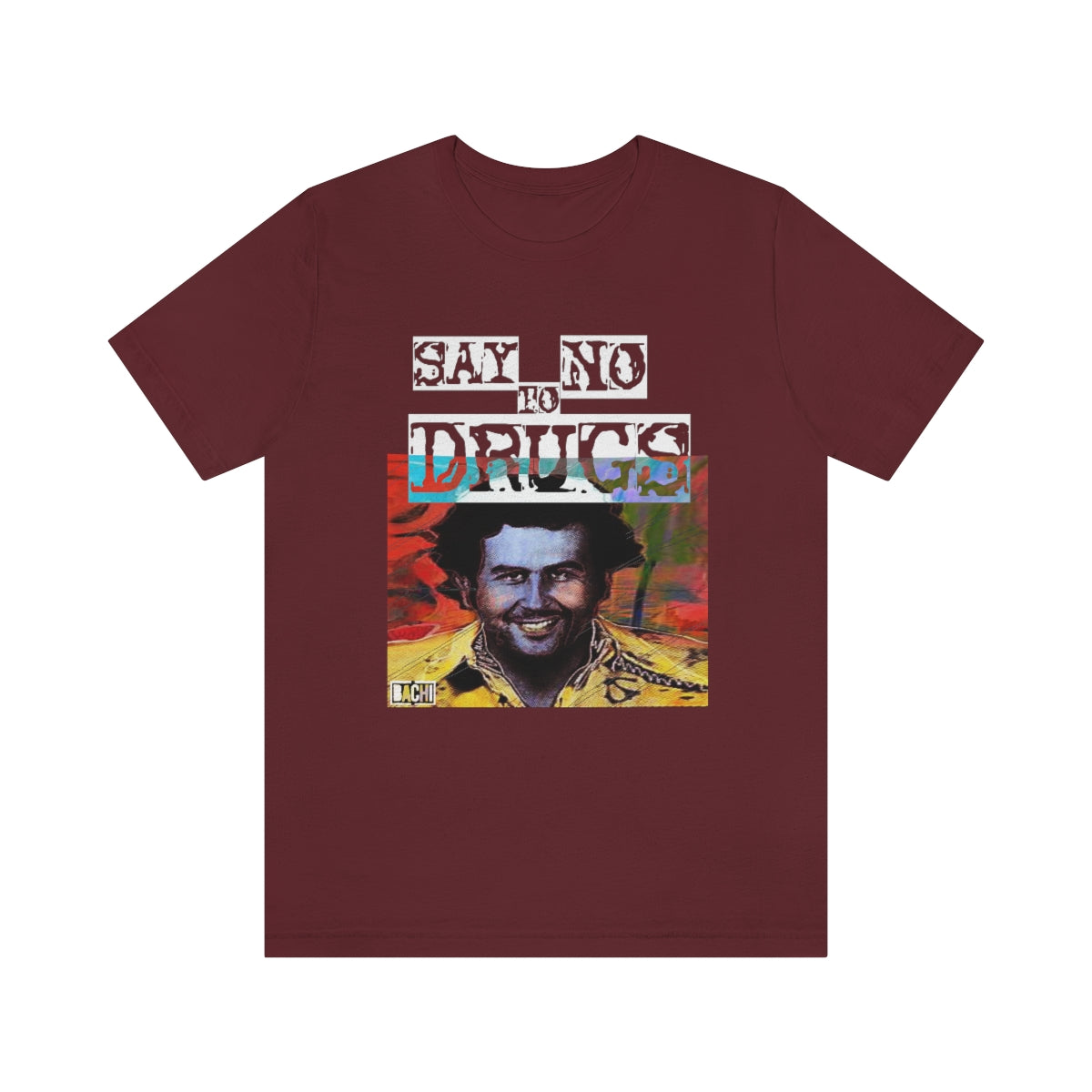 Unisex T-shirt Pablo Escobar Water Paint Art - Bachi Apparel