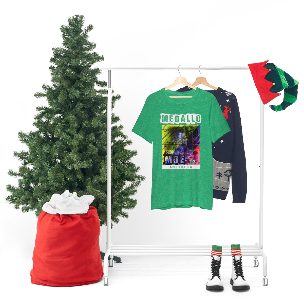 Unisex T-shirt Rep Your Country Medellin Colombia Medallo Printify