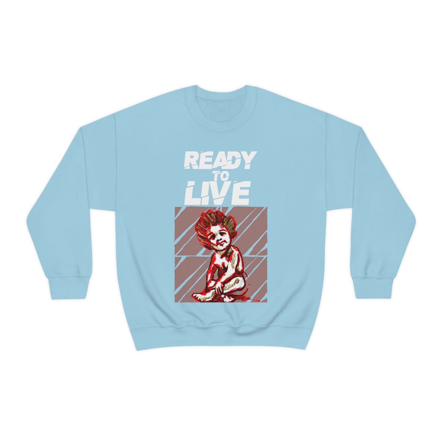 Unisex Sweater Ready to Live Printify