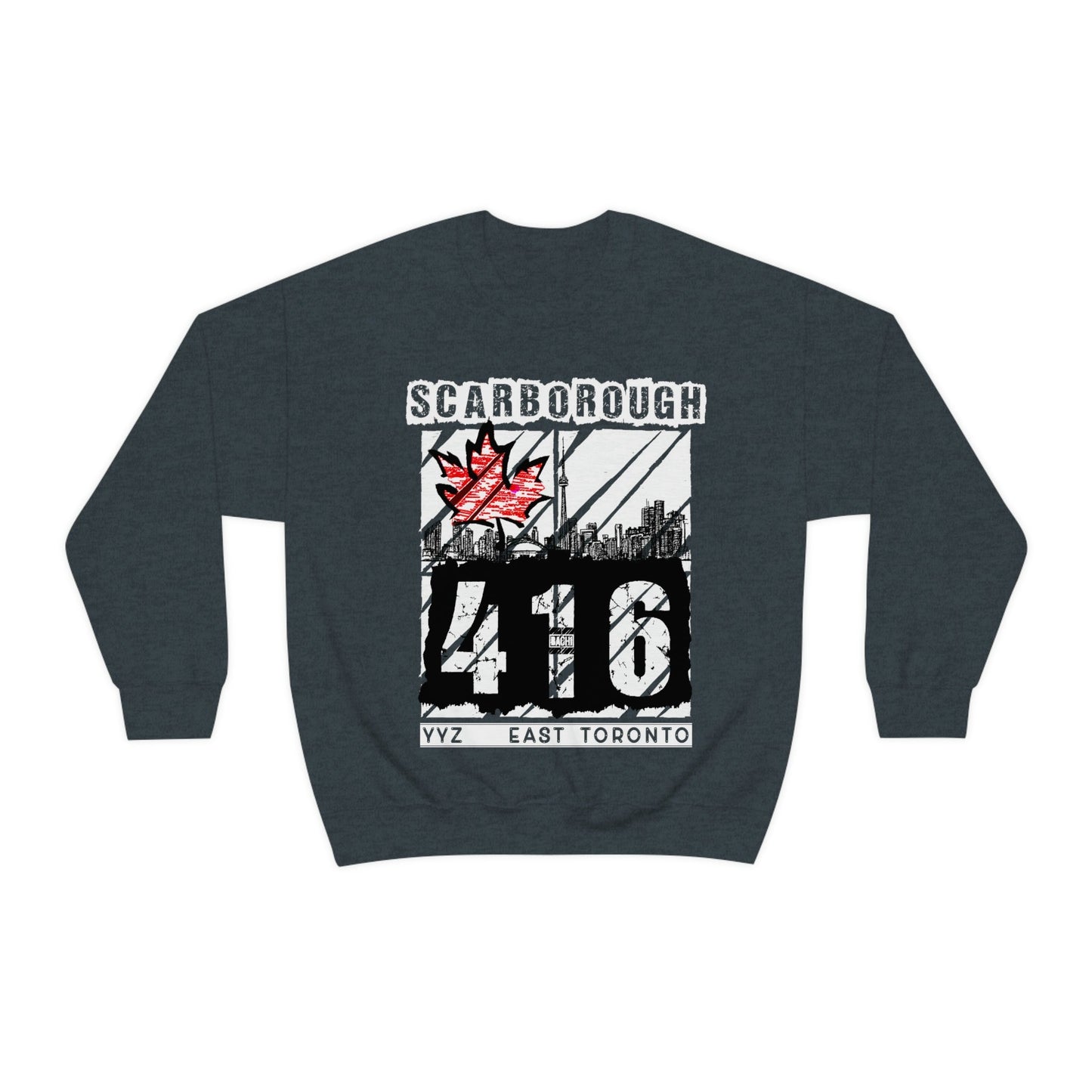 Unisex Sweatshirt Scarborough 416 Toronto Printify