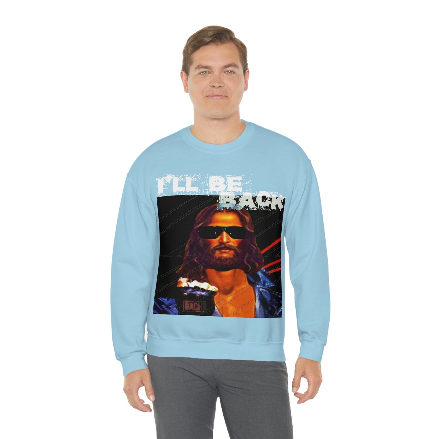 Unisex Sweatshirt Bachi Terminator Jesus