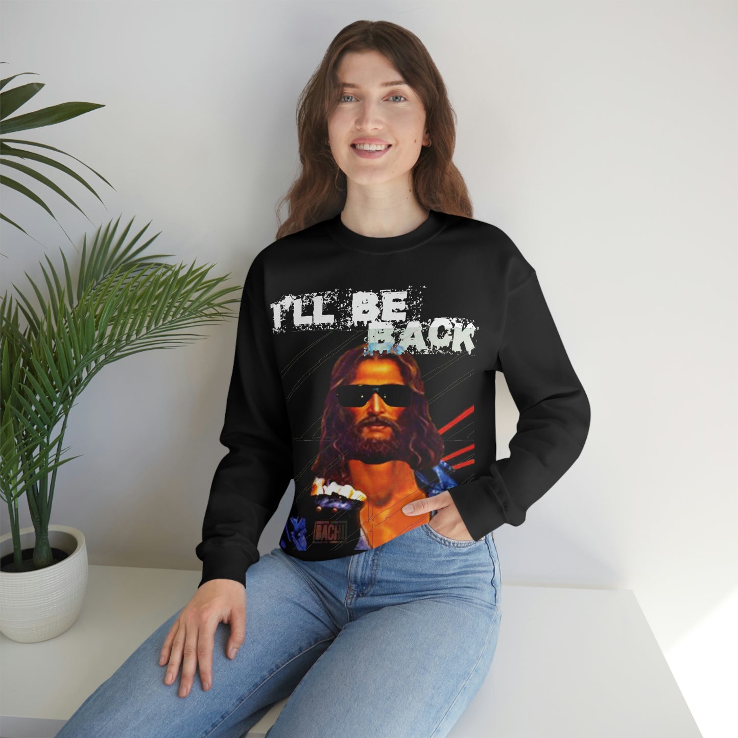 Unisex Sweatshirt Bachi Terminator Jesus