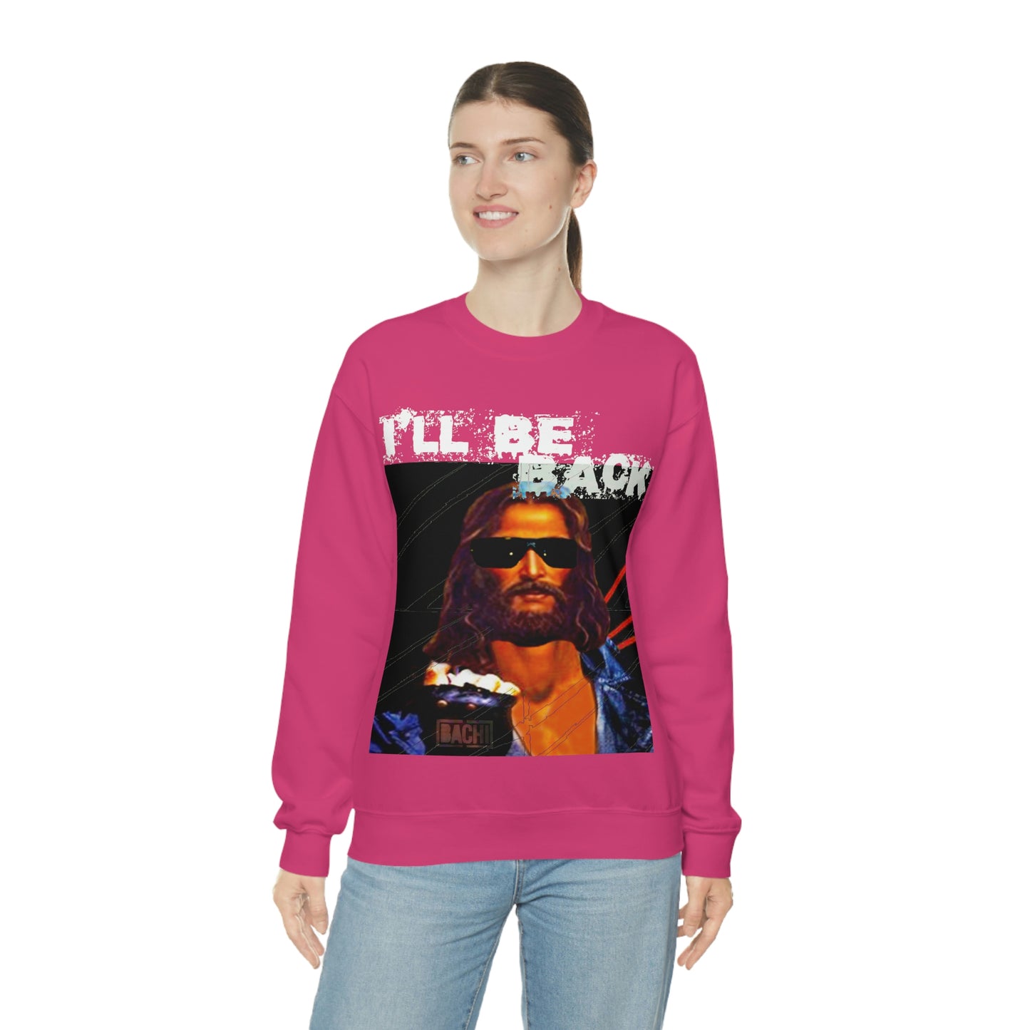 Unisex Sweatshirt Bachi Terminator Jesus
