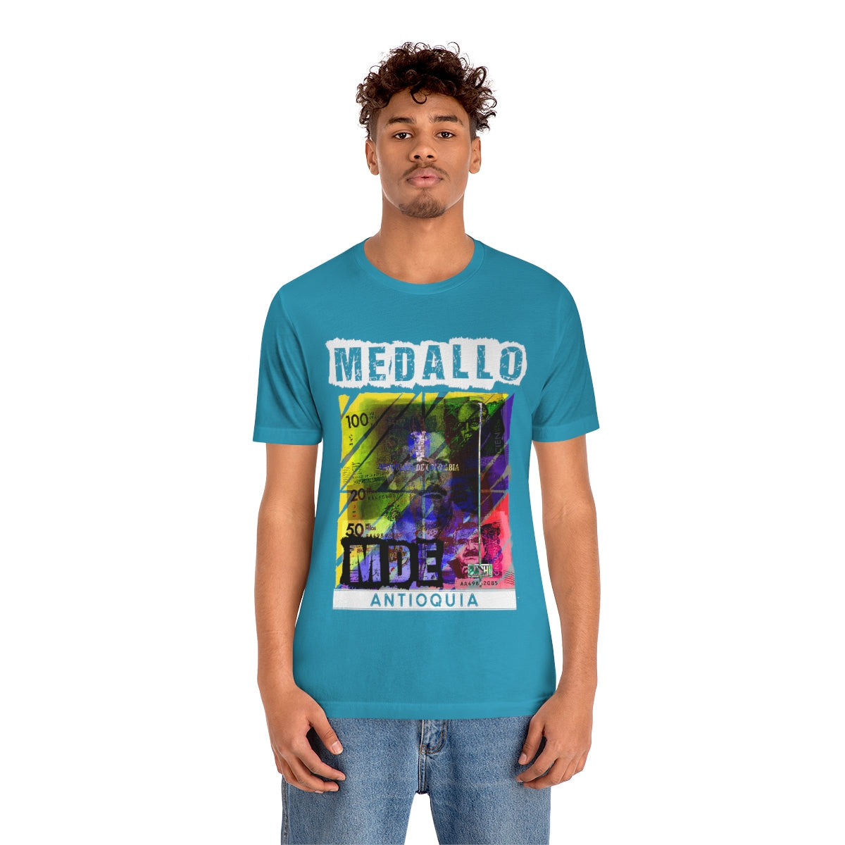 Unisex T-shirt Rep Your Country Medellin Colombia Medallo Printify