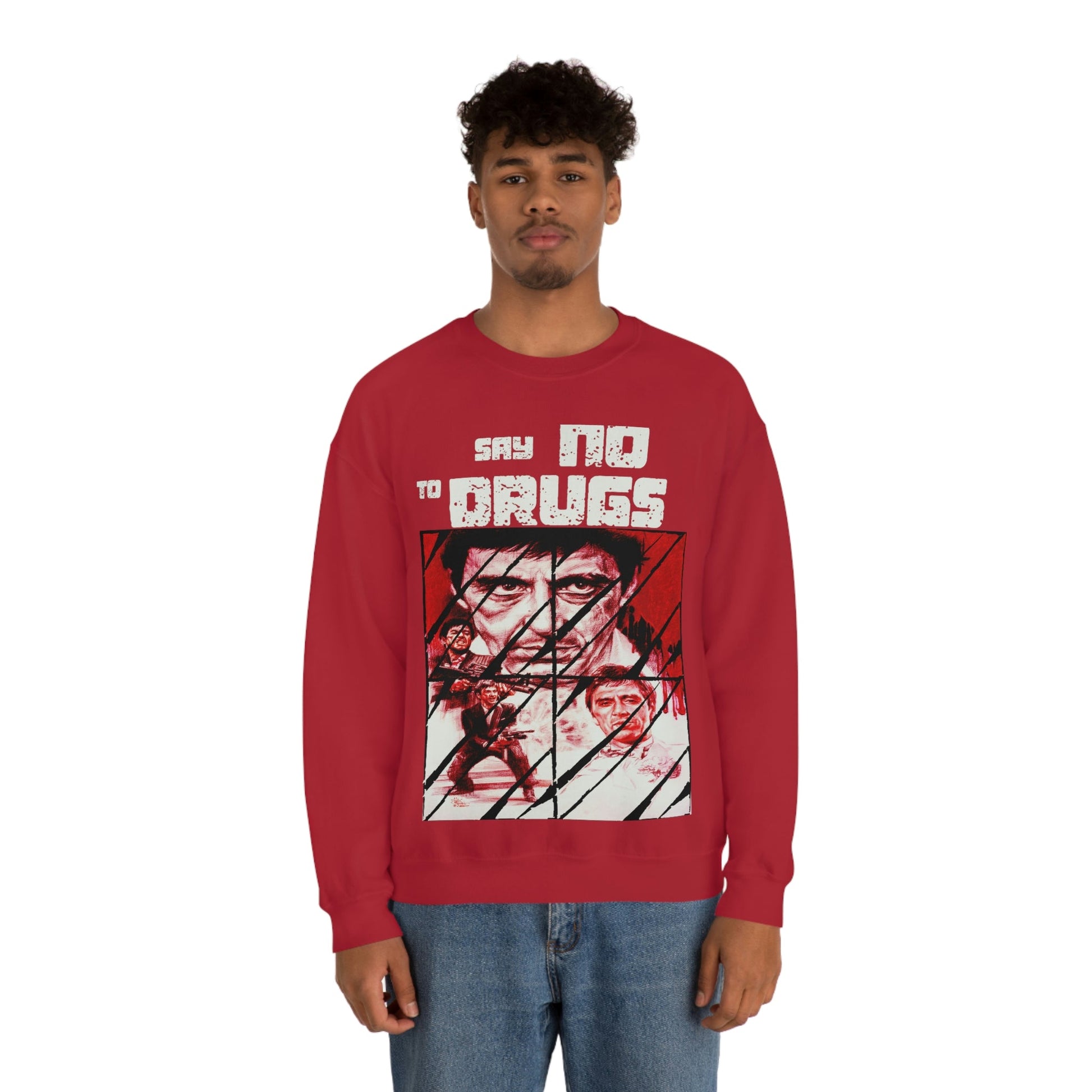 Unisex Sweater Scarface faces Printify