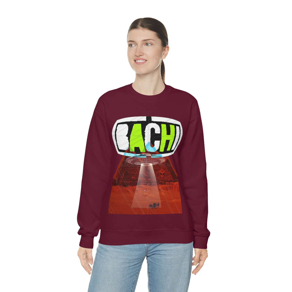 Unisex Sweatshirt Bachi Alien Abduction