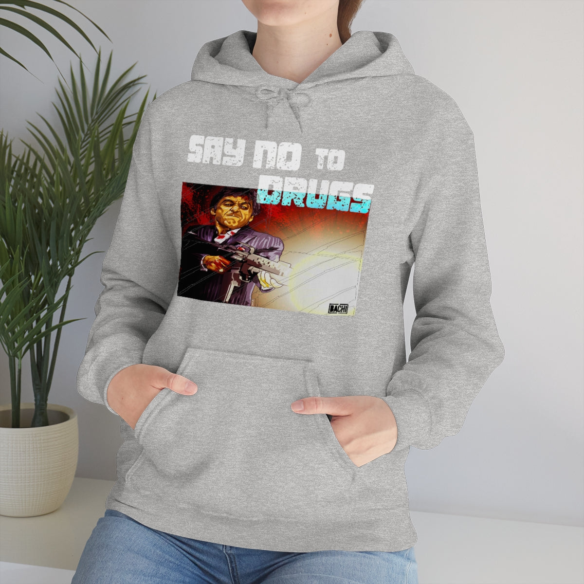 Unisex Hoodie Tony Montana Say No To Drugs