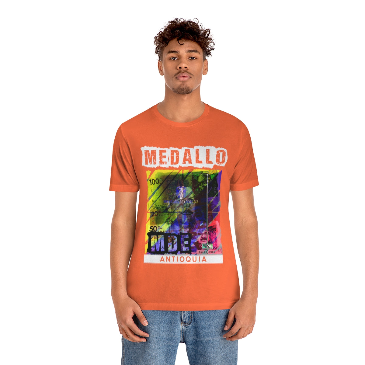 Unisex T-shirt Rep Your Country Medellin Colombia Medallo Printify