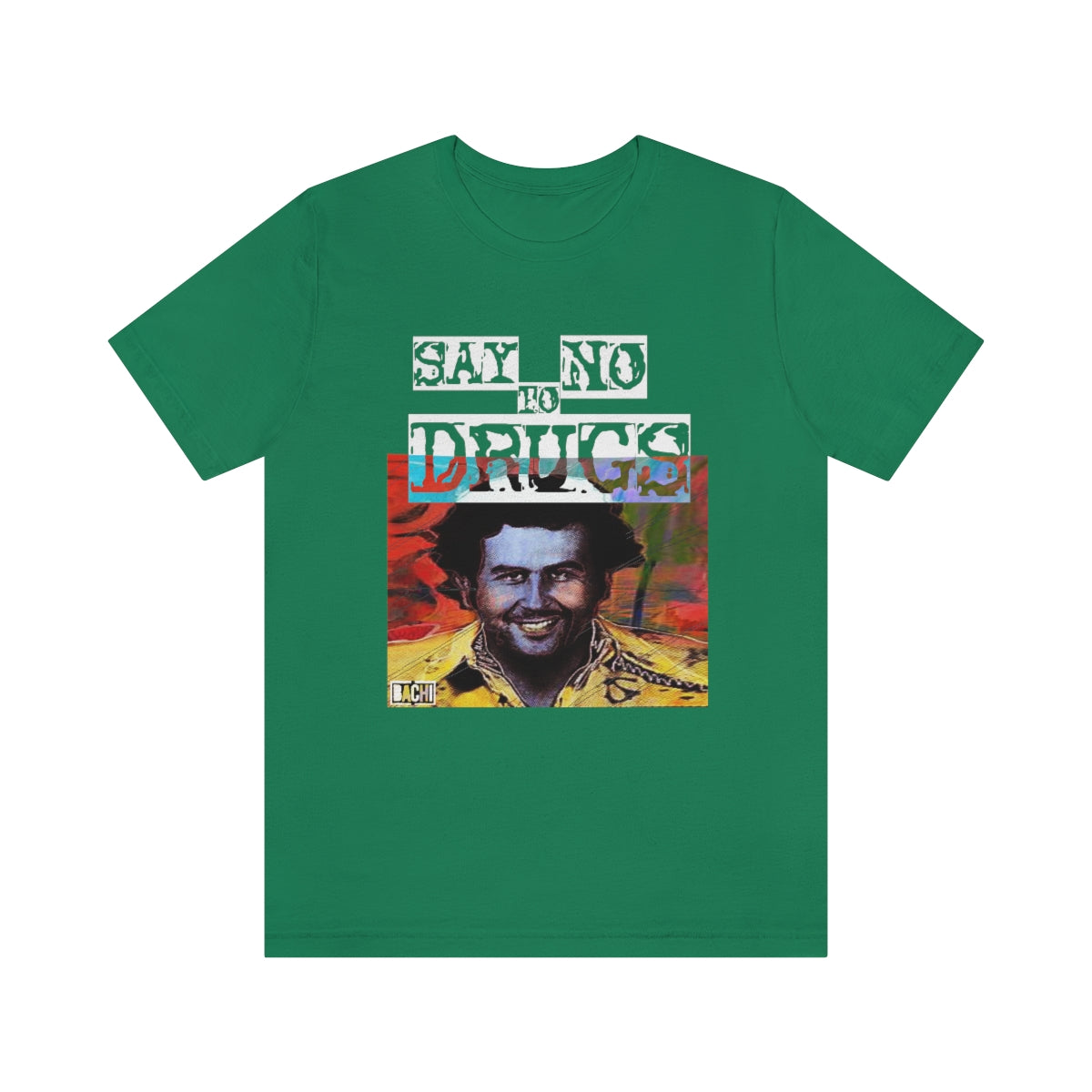 Unisex T-shirt Pablo Escobar Water Paint Art - Bachi Apparel