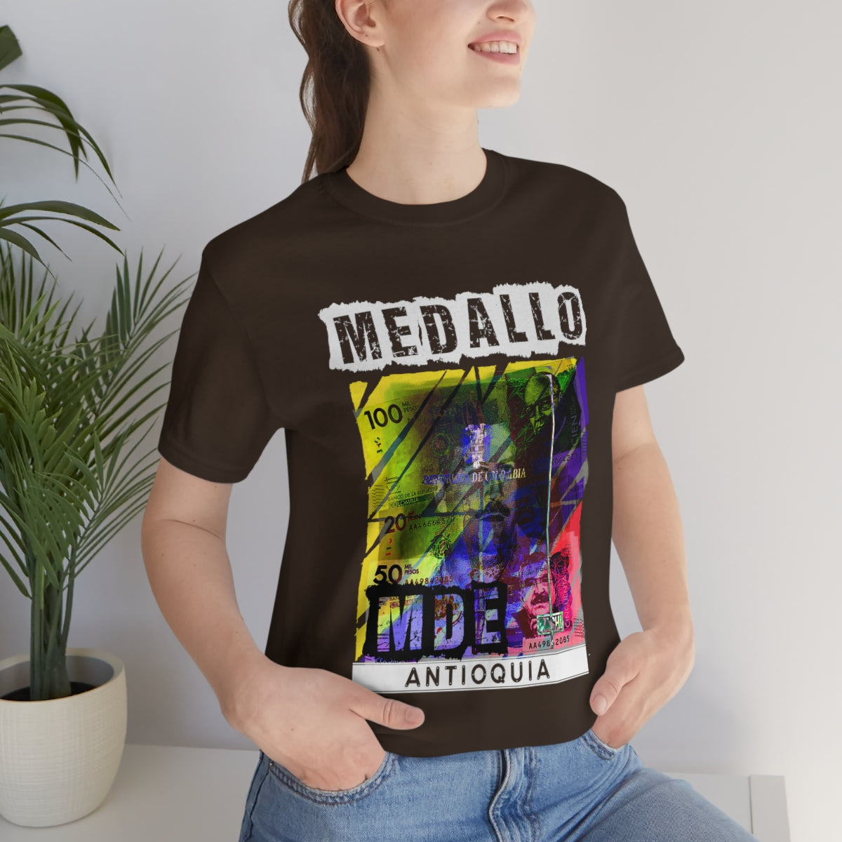 Unisex T-shirt Rep Your Country Medellin Colombia Medallo Printify