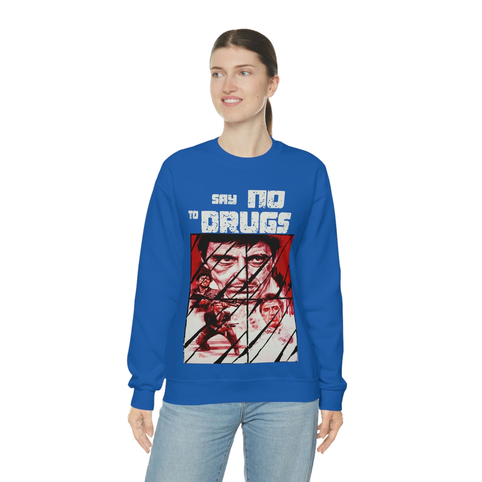 Unisex Sweater Scarface faces Printify