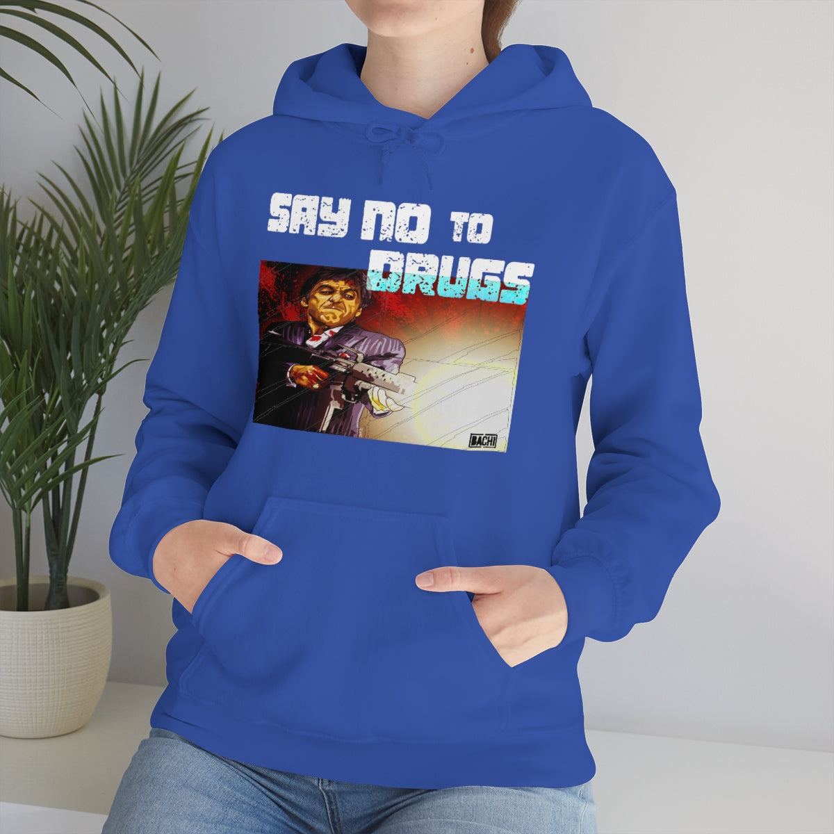 Unisex Hoodie Tony Montana Say No To Drugs
