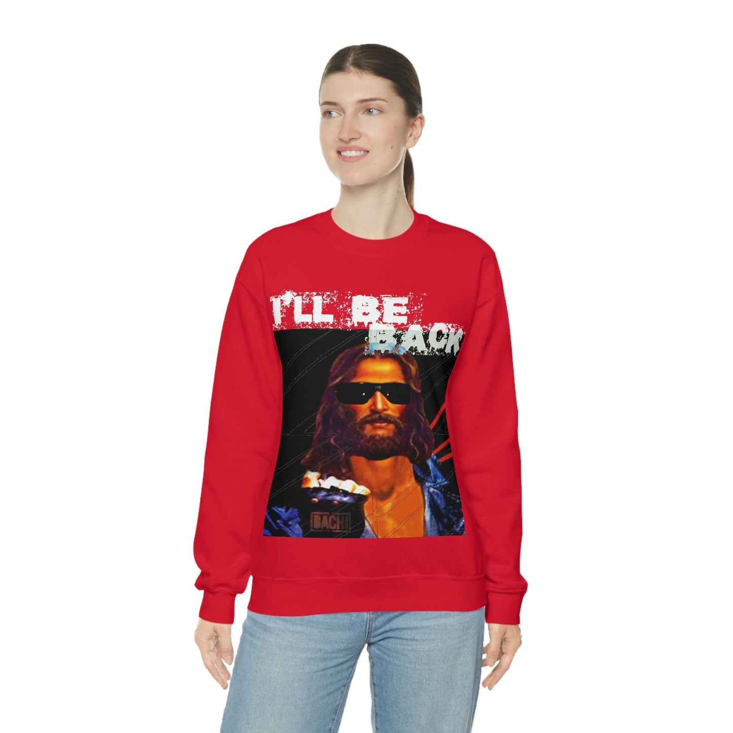 Unisex Sweatshirt Bachi Terminator Jesus