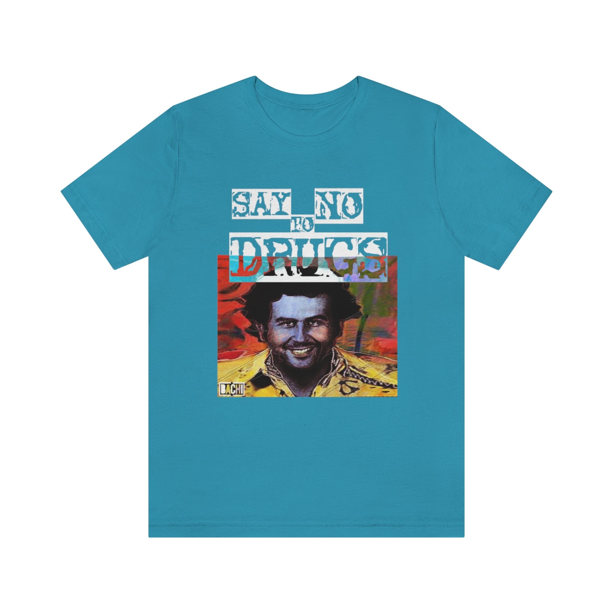Unisex T-shirt Pablo Escobar Water Paint Art - Bachi Apparel