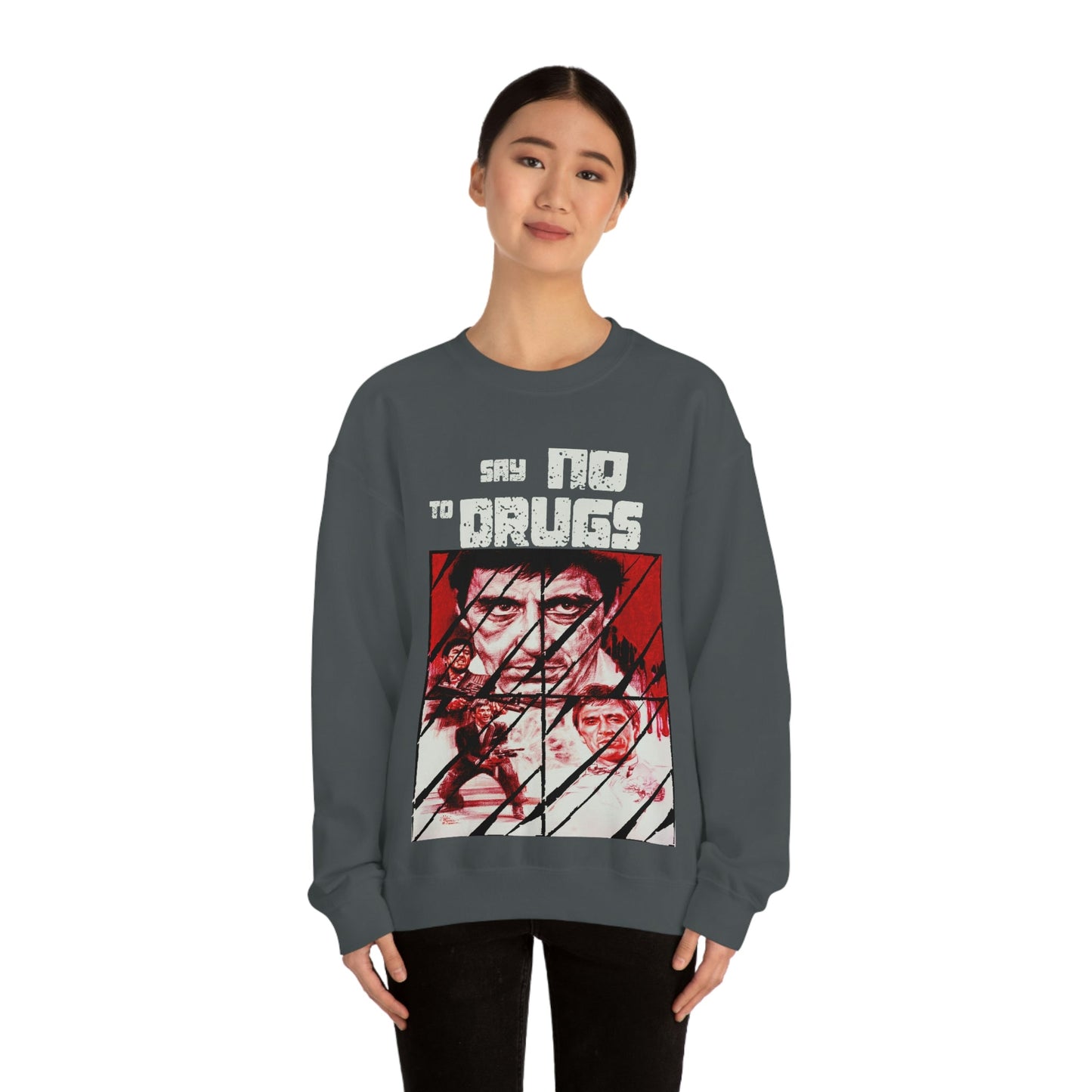 Unisex Sweater Scarface faces Printify