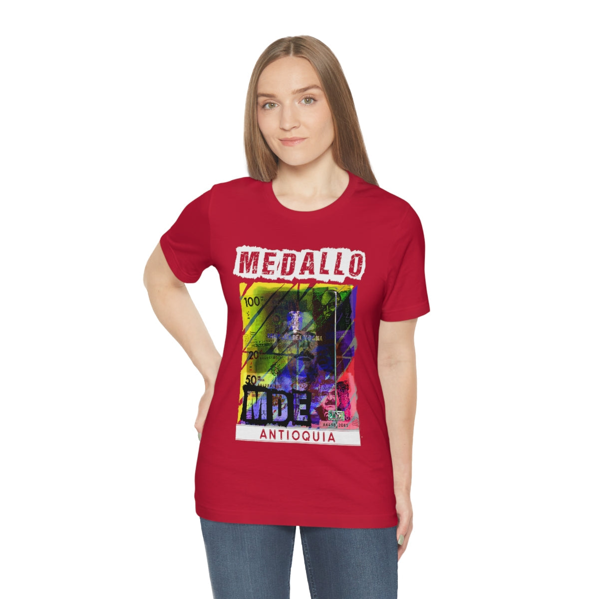 Unisex T-shirt Rep Your Country Medellin Colombia Medallo Printify