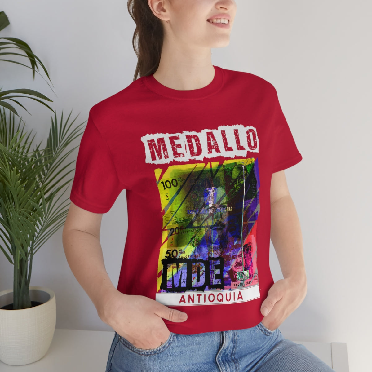 Unisex T-shirt Rep Your Country Medellin Colombia Medallo Printify