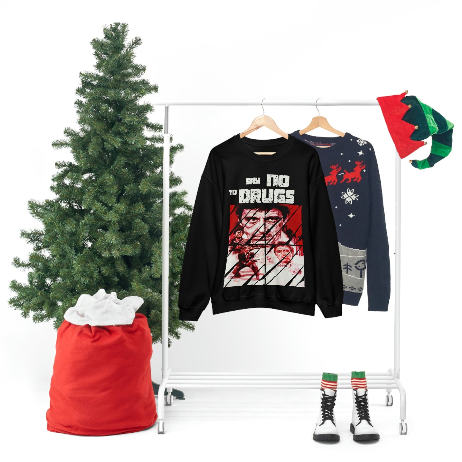 Unisex Sweater Scarface faces Printify