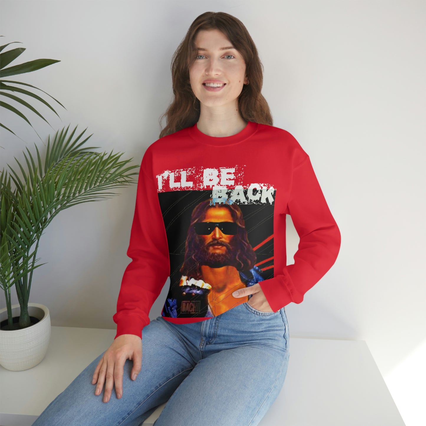 Unisex Sweatshirt Bachi Terminator Jesus
