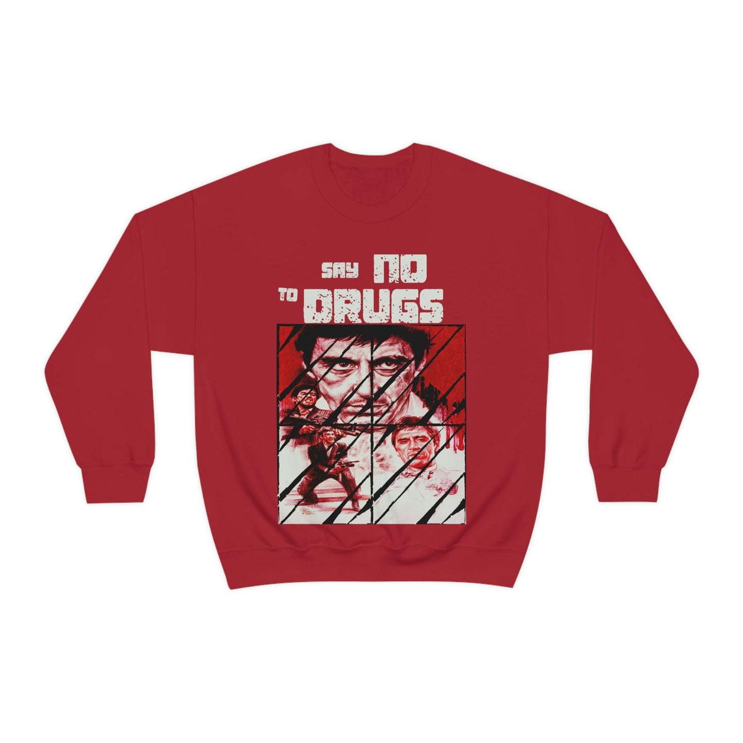 Unisex Sweater Scarface faces Printify