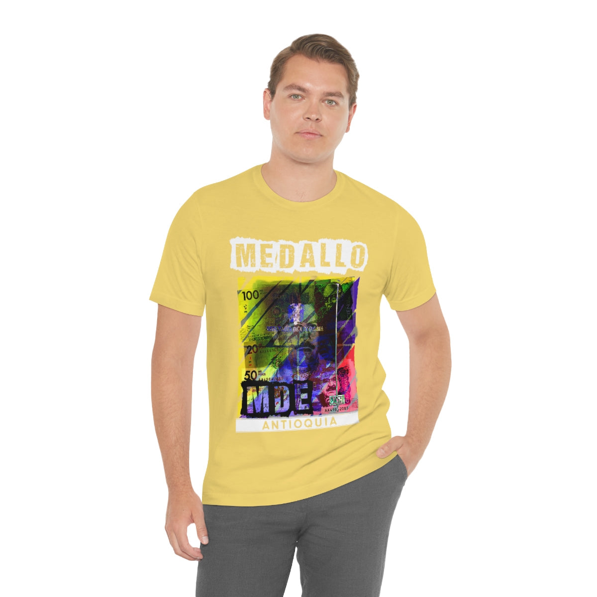 Unisex T-shirt Rep Your Country Medellin Colombia Medallo Printify