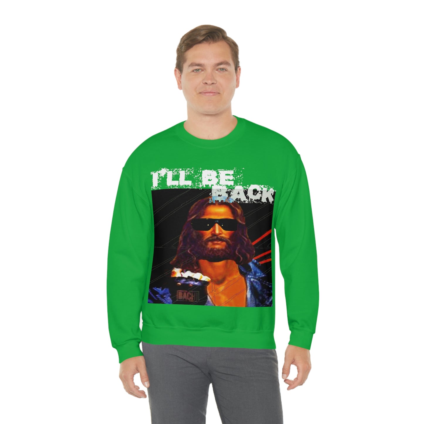 Unisex Sweatshirt Bachi Terminator Jesus