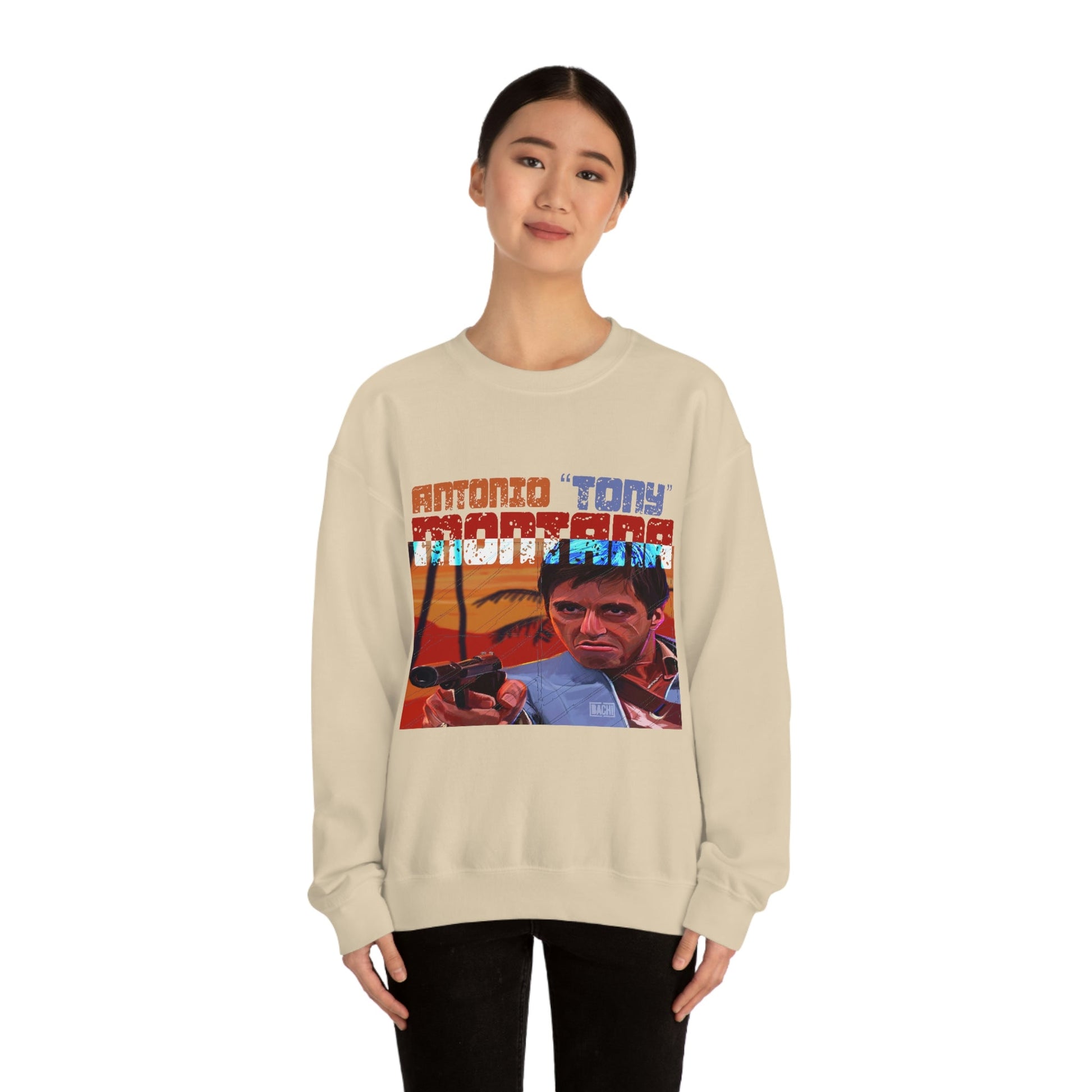 Unisex Sweatshirt Antonio Tony Montana Scarface Printify