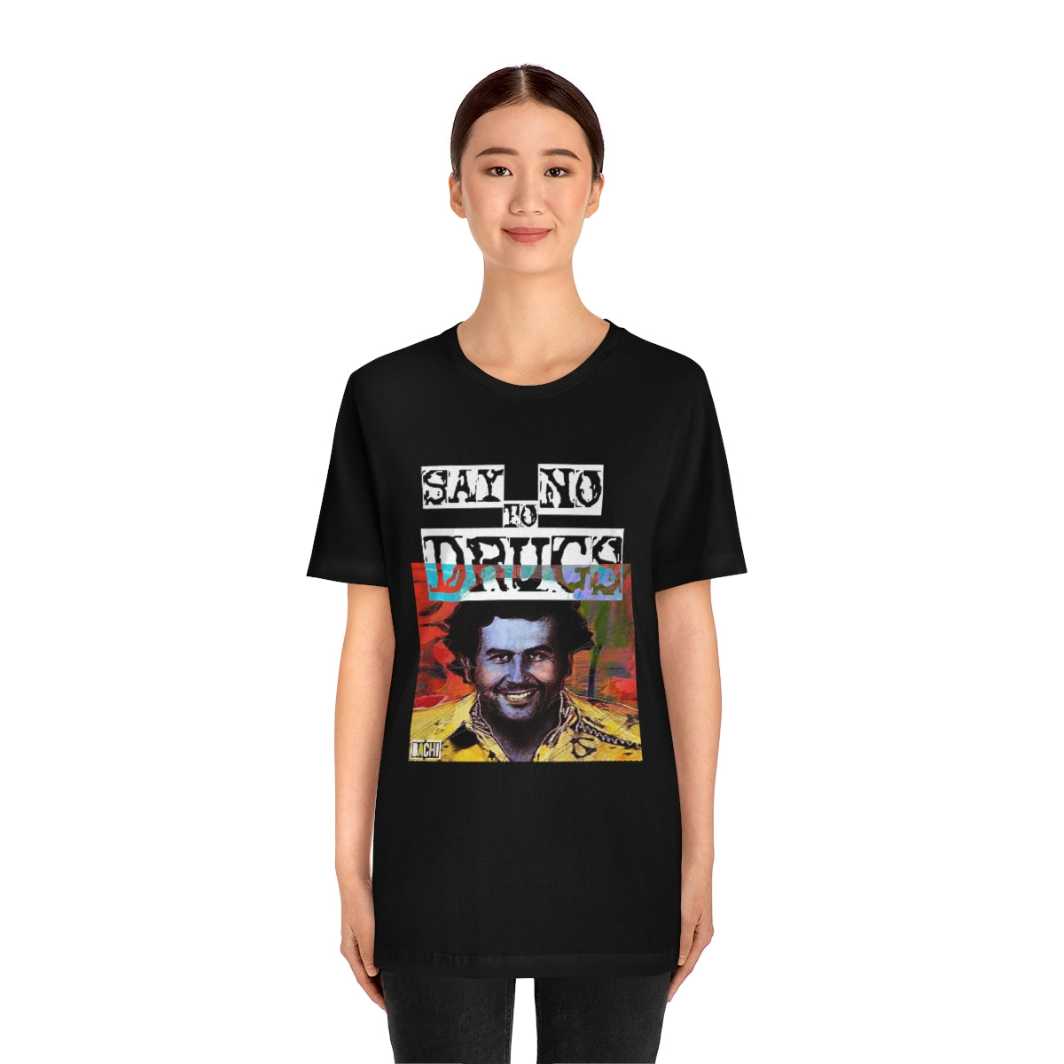 Unisex T-shirt Pablo Escobar Water Paint Art - Bachi Apparel