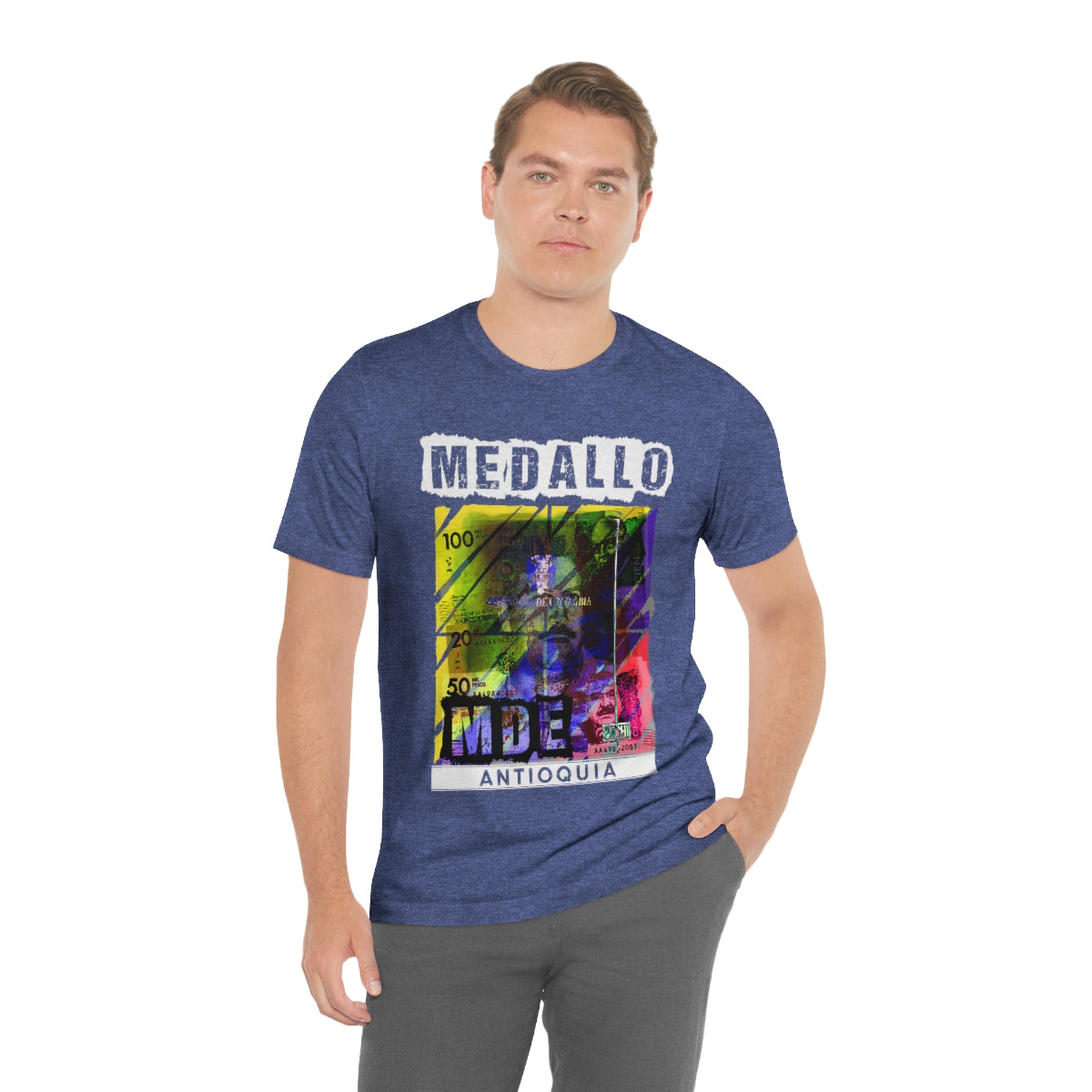 Unisex T-shirt Rep Your Country Medellin Colombia Medallo - Bachi Apparel