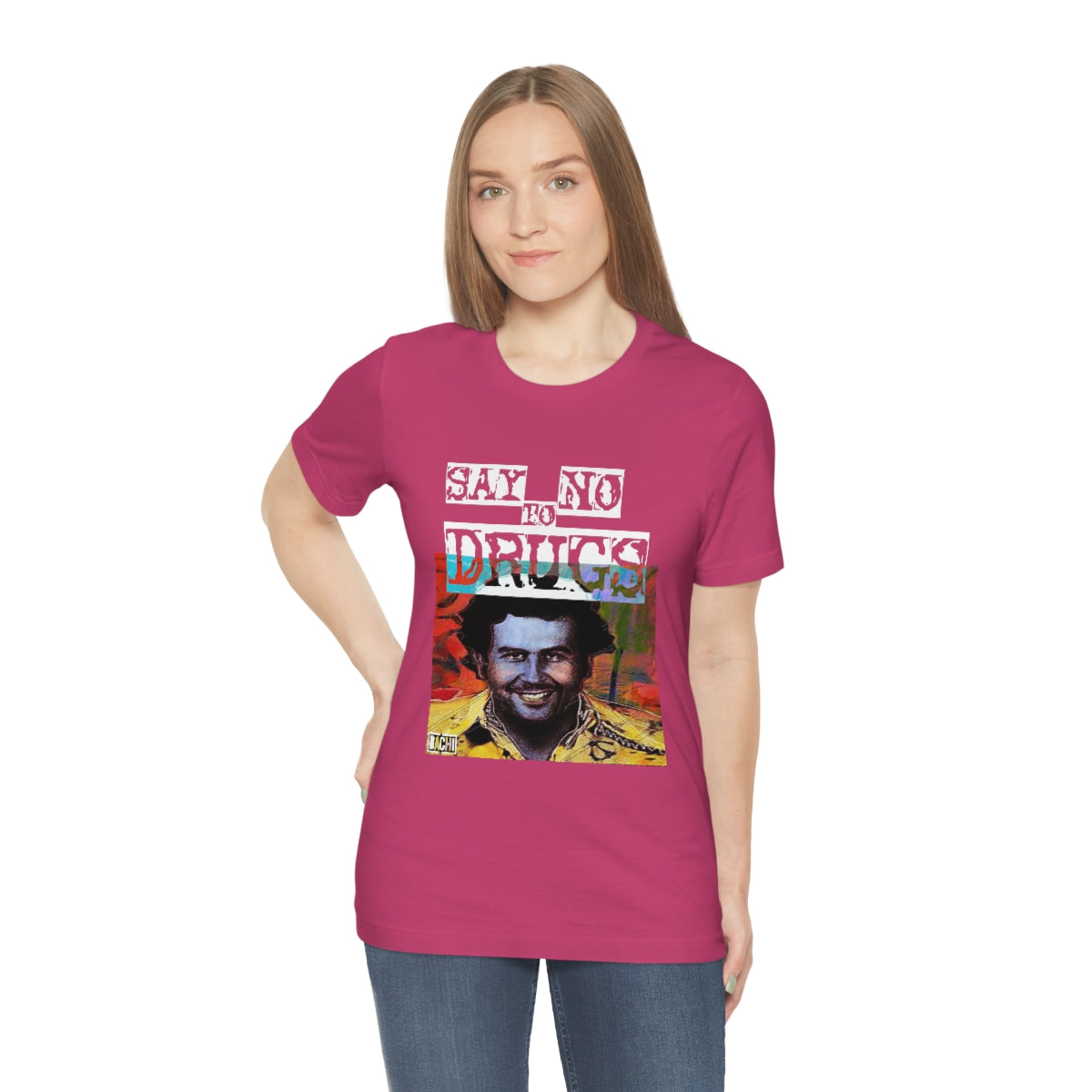 Unisex T-shirt Pablo Escobar Water Paint Art - Bachi Apparel