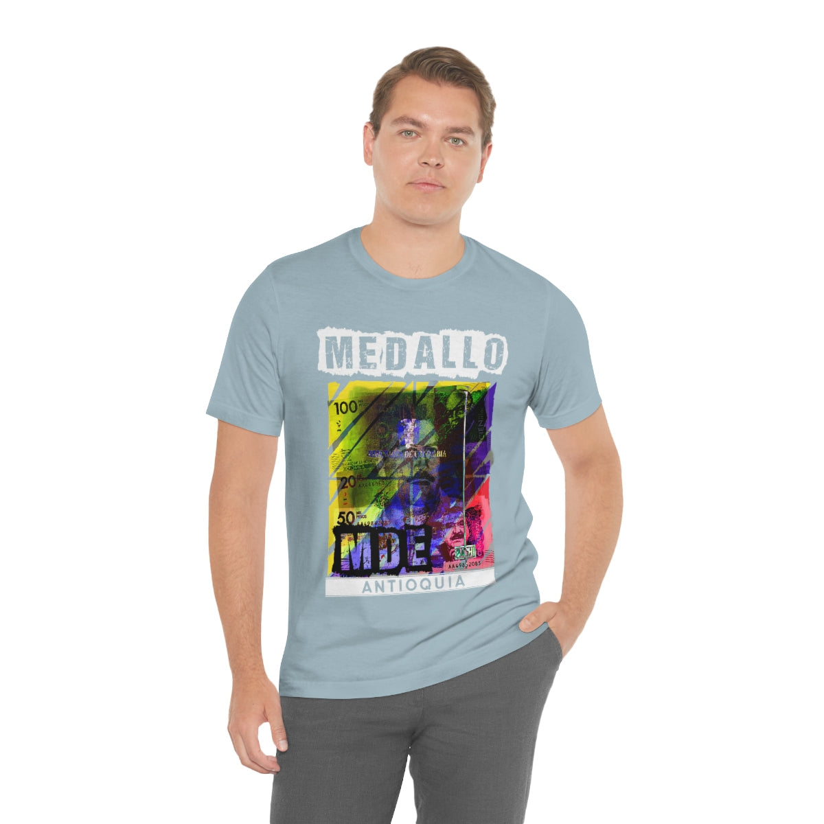 Unisex T-shirt Rep Your Country Medellin Colombia Medallo Printify