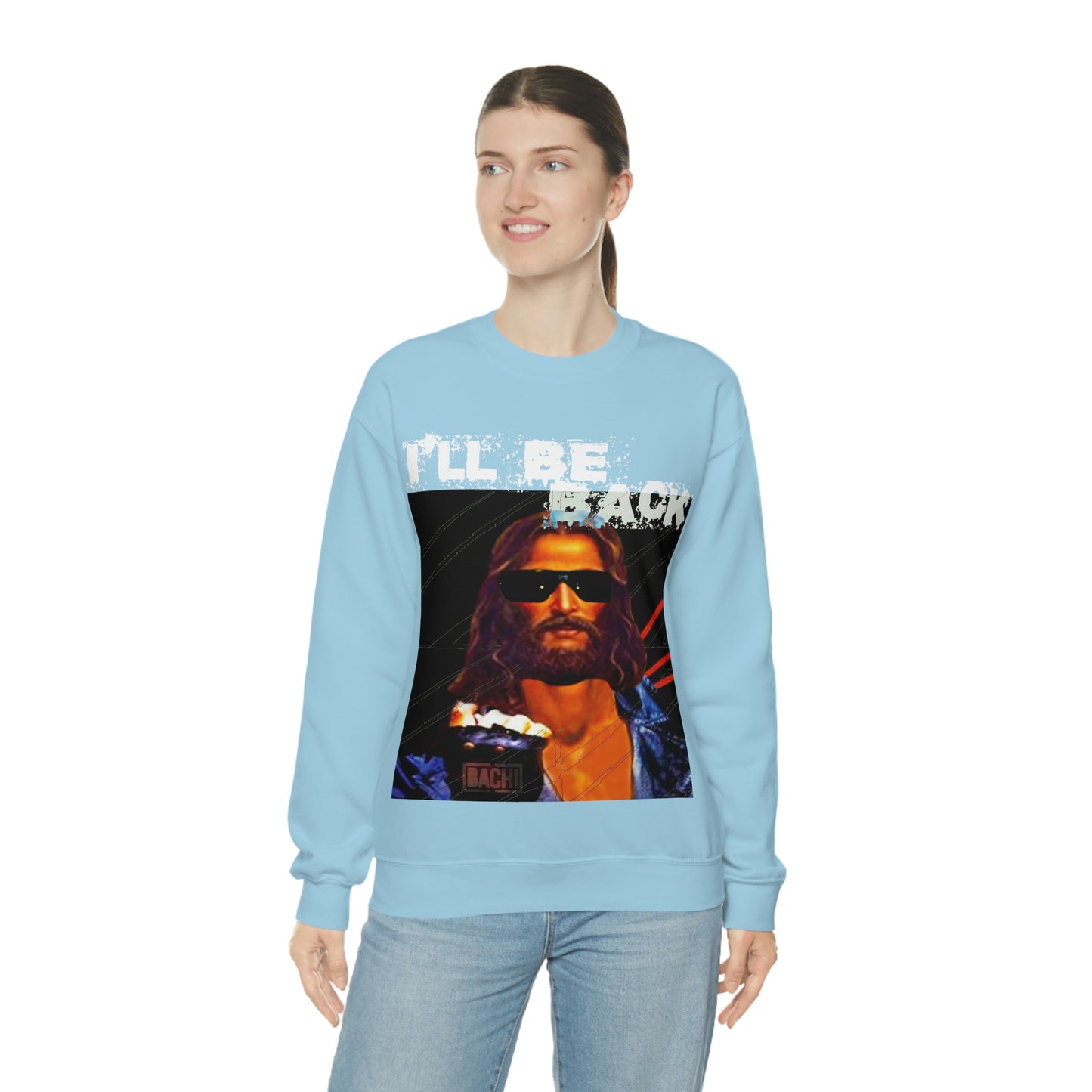Unisex Sweatshirt Bachi Terminator Jesus