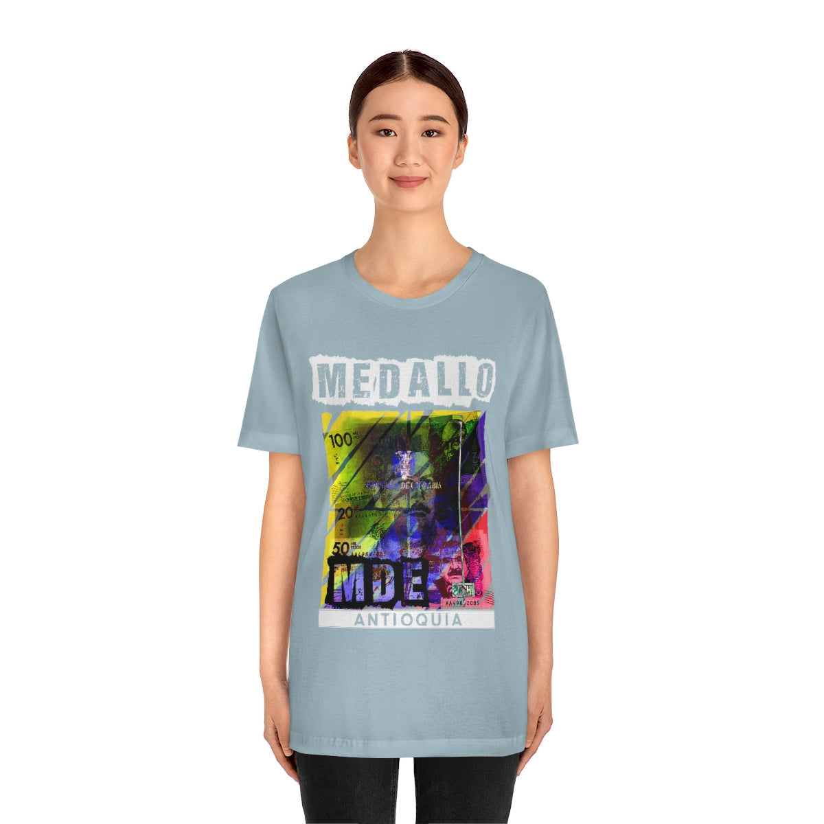 Unisex T-shirt Rep Your Country Medellin Colombia Medallo Printify