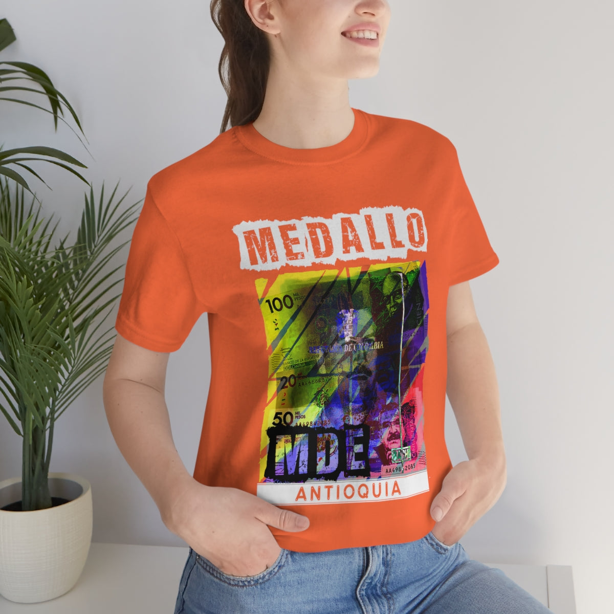 Unisex T-shirt Rep Your Country Medellin Colombia Medallo Printify